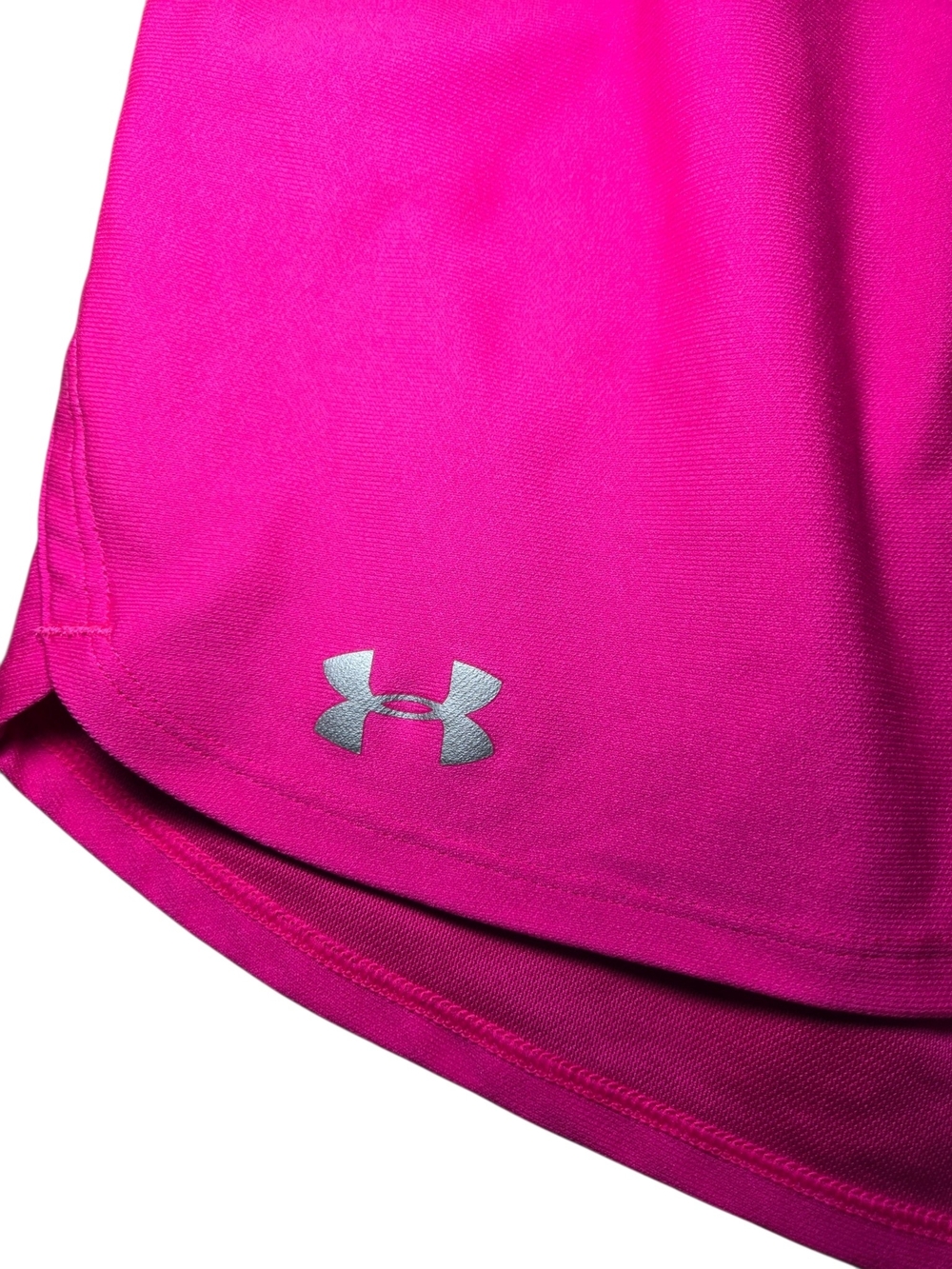 Women's Under Armour Hot Pink Athletic Shorts - Picture 3 of 8